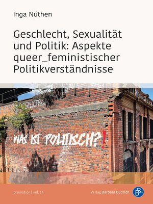 cover image of Geschlecht, Sexualität und Politik